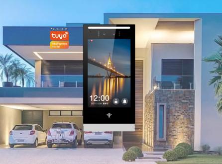 別墅小區(qū)涂鴉人臉識別可視對講門禁電梯視頻語音呼叫