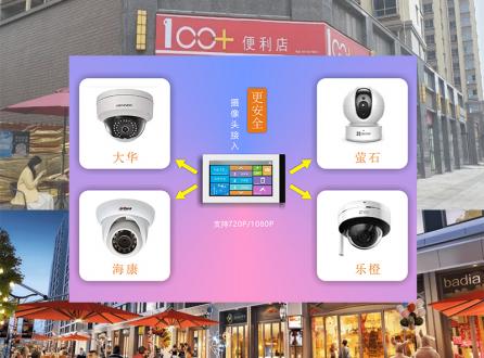 中小型商鋪超市手機(jī)視頻監(jiān)控語(yǔ)音呼叫可視對(duì)講系統(tǒng)