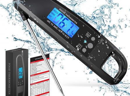 LIKEPAI Wireless Instant Read Stainless Steel Kitchen Cooking bbq Thermometer Food Thermometer Digital Meat Thermometer for Food