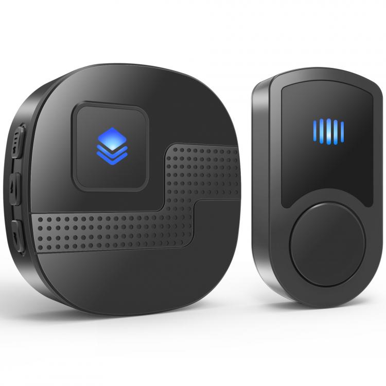 交流供電無線家用防水門鈴N91G遠距離300米傳輸55首鈴聲美規歐規英規澳規日規插頭無線門鈴 交流供電門鈴 第2張