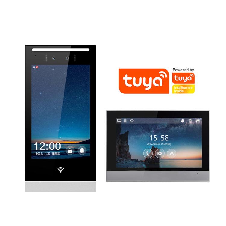 深圳人臉識別門禁一體機涂鴉雙目高清人臉識別刷卡密碼多功能可視對講聯動開鎖智慧社區小區門禁機H8Tuya 品牌動態 第6張