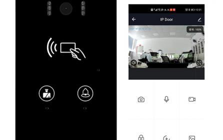 家家安TUYA涂鴉可視門鈴智能有線視頻門禁機別墅樓宇可視對講門鈴廠家聯動開鎖智慧屏H6Tuya
