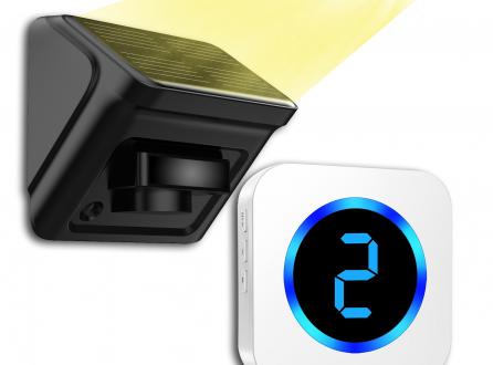 車道報警器與LED數(shù)顯多防區(qū)無線門鈴多種組合在別墅及家庭安保上的應(yīng)用解讀