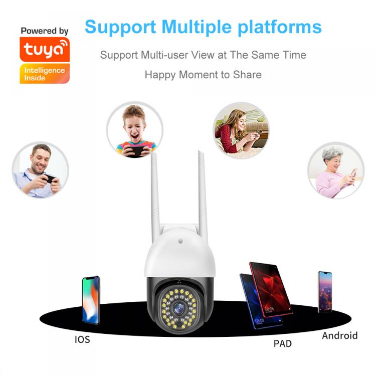 tuya涂鴉室外防水36燈球機(jī)TUYA戶外高清監(jiān)控攝像頭雙光源夜視全彩球形攝像機(jī) 品牌動態(tài) 第5張