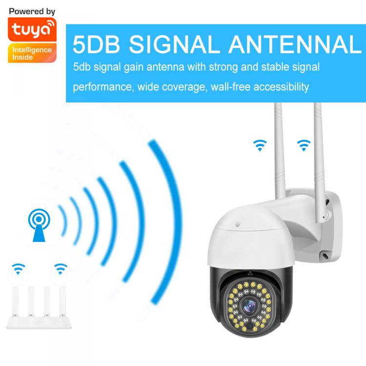 tuya涂鴉室外防水36燈球機(jī)TUYA戶外高清監(jiān)控攝像頭雙光源夜視全彩球形攝像機(jī) 品牌動態(tài) 第6張